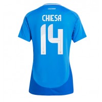 Italien Federico Chiesa #14 Heimtrikot Frauen EM 2024 Kurzarm